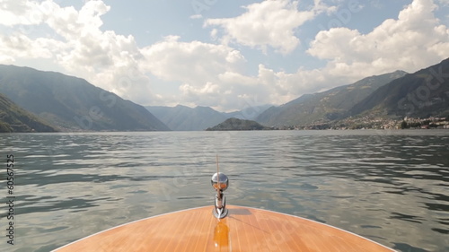 Boating on the lake