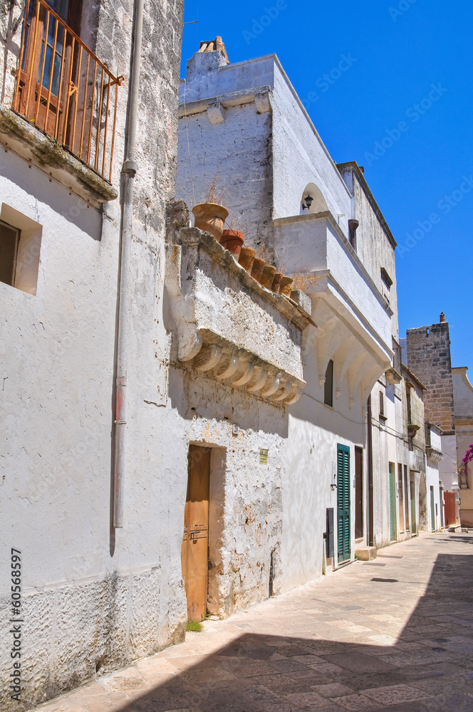 Obraz premium Alleyway. Specchia. Puglia. Italy.