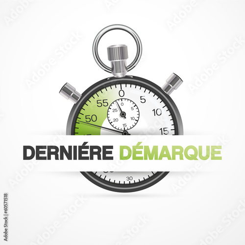 chronomètre: dernière démarque