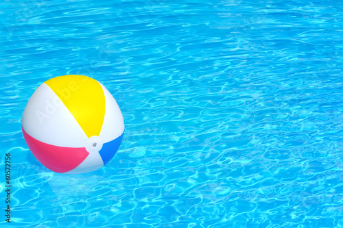Inflatable colorful ball
