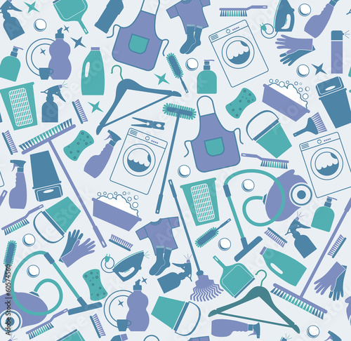Seamless cleaning pattern