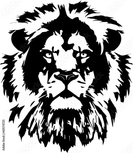 Fototapeta Naklejka Na Ścianę i Meble -  lion head tattoo