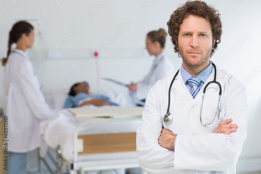Portrait of confident doctor