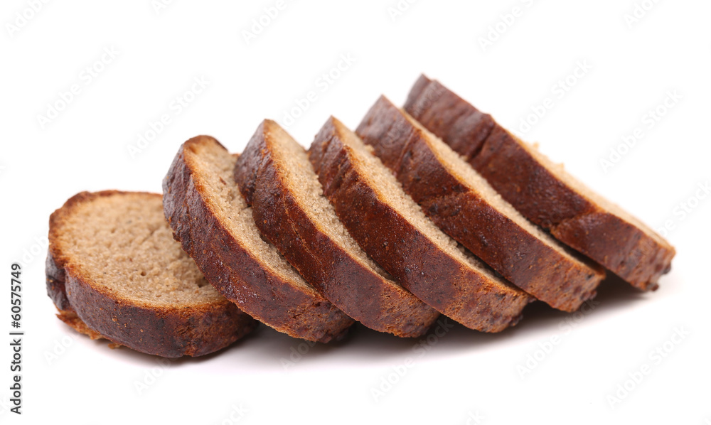 Slices of brown bread