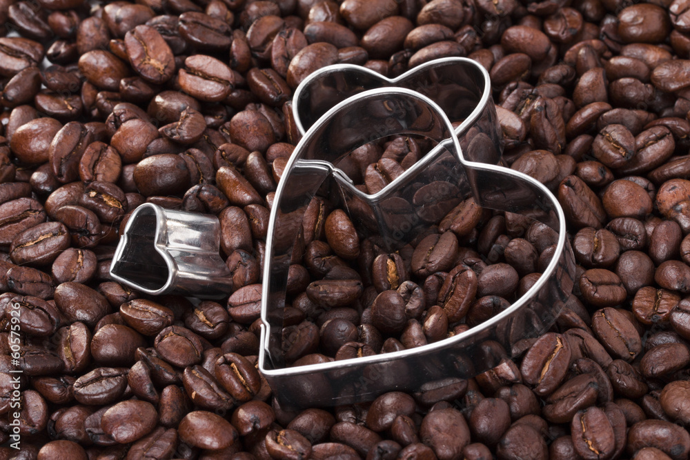 Fototapeta premium coffee on the white background