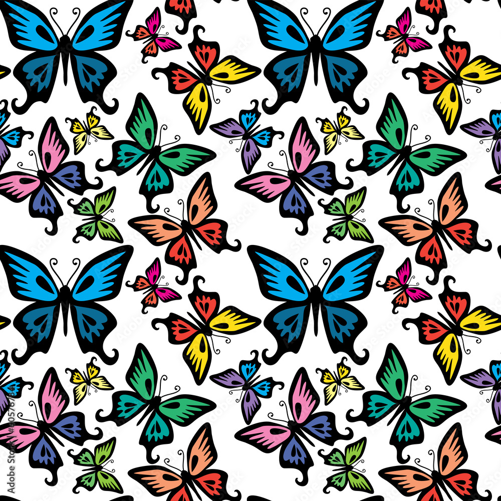 butterfly vector seamless texture butterfly vector seamless texture