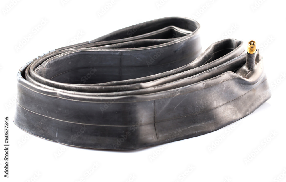 Mountain bike inner bicycle tube flat without air