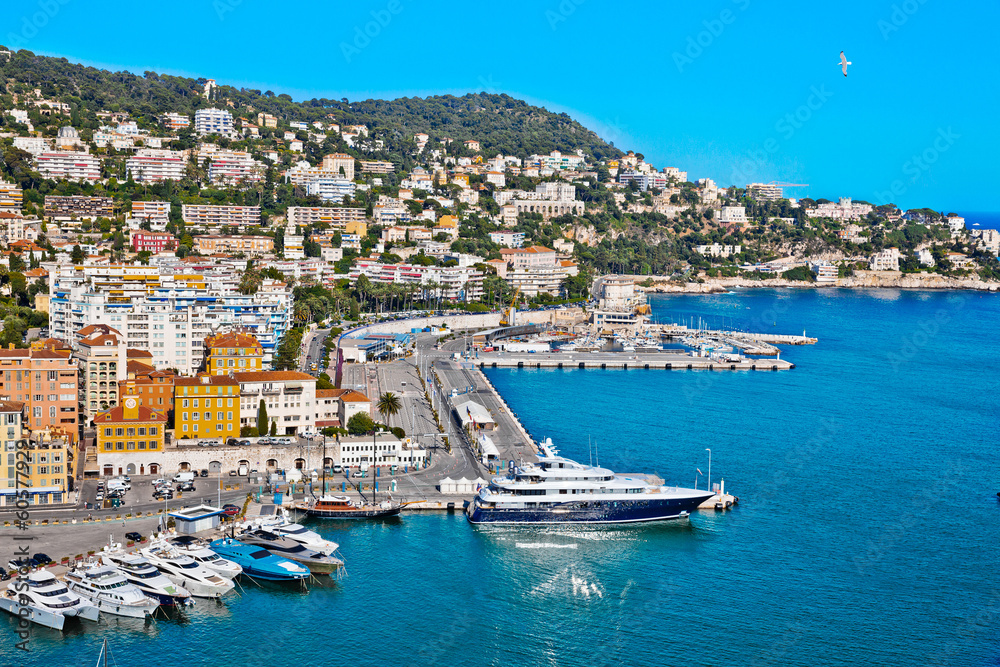 Port of Nice. France. Seascape.