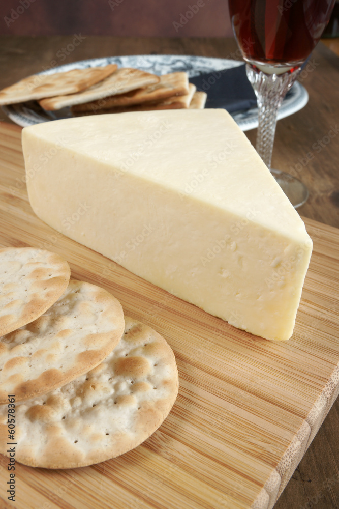Wensleydale a traditional British cheese made in Yorkshire