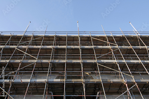 Scaffolding on a large building © steve ball