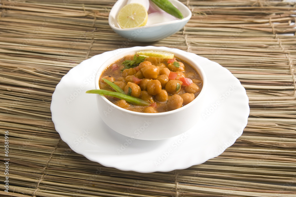 Chana Masala or Spicy Chickpeas