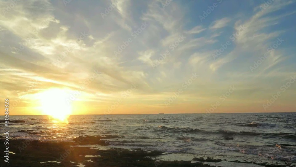 Sunset at sea Sunset at sea