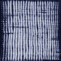 Material dyed batik, indigo, shibori