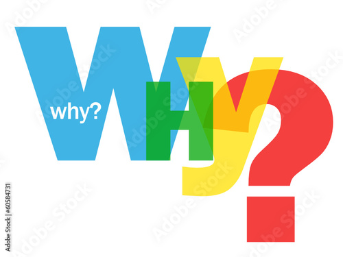 "WHY?" Letter Collage (questions explanations help support how)