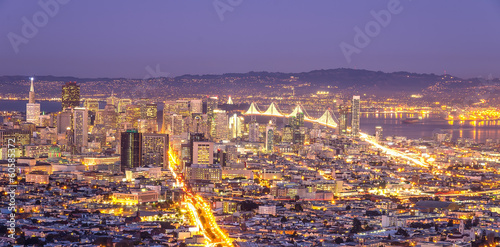 San Francisco skyline,California