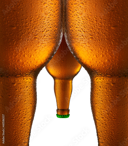 Print op canvas Beer bottles