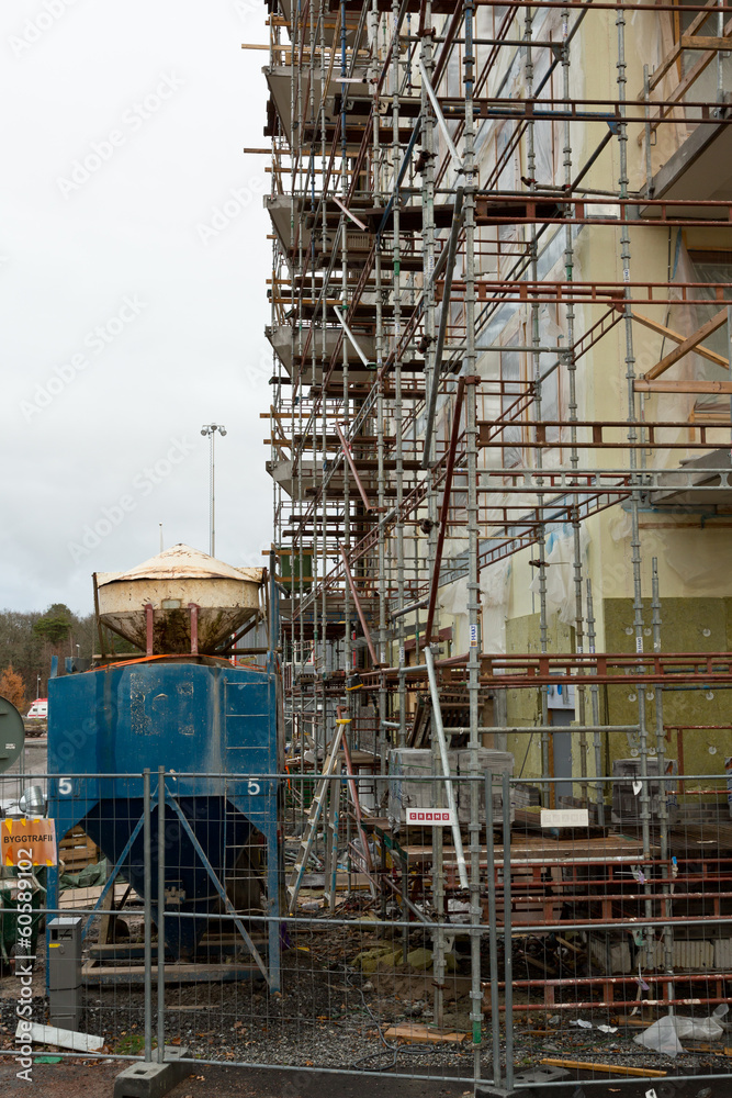 Construction site.