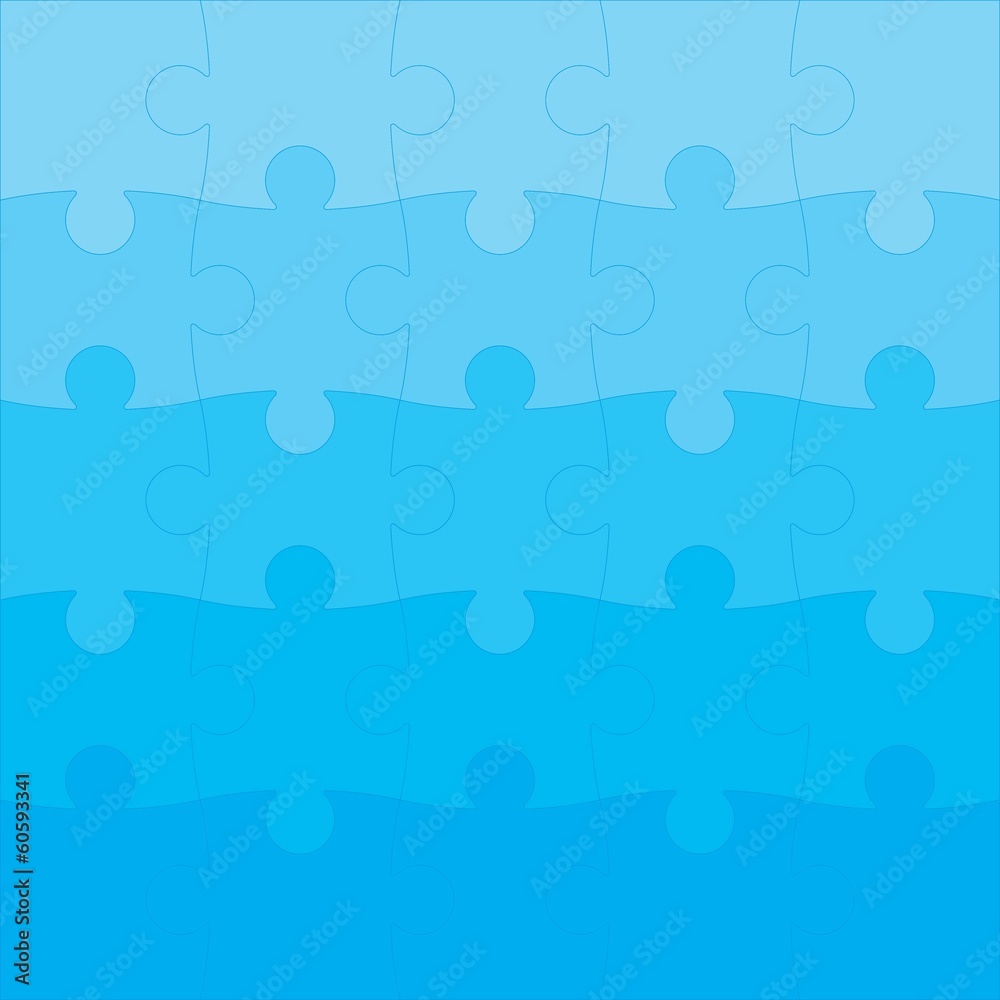 blue puzzle, blank jigsaw puzzle