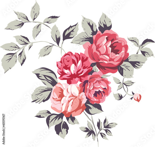 Obraz Vintage Pink Roses