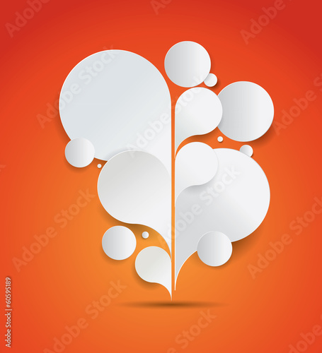 Paper Drops Background