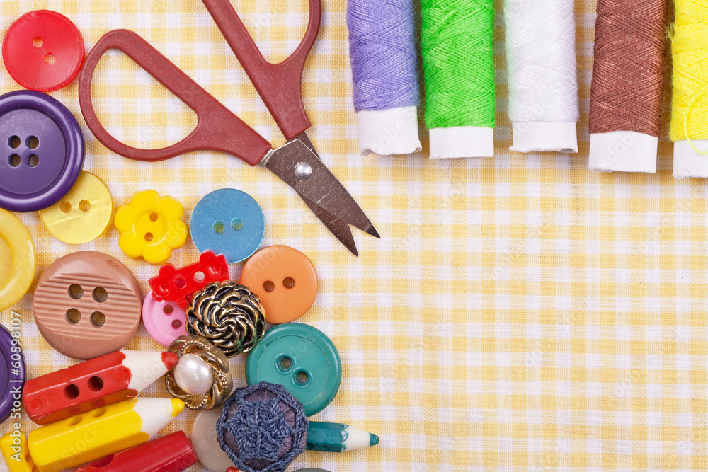 Obraz premium sewing kit