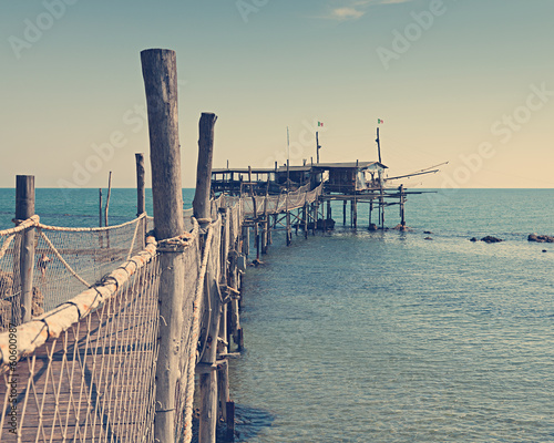 Trabucco della Costa dei Trabocchi in Abruzzo