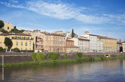 Arno River and waterfront buildings, Florence © Alexey Kuznetsov