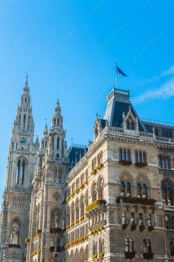 The City Hall of Vienna, Austria