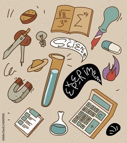 Vintage Science Vector