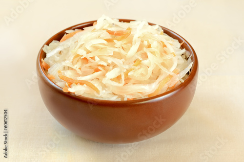 Sauerkraut in bowl