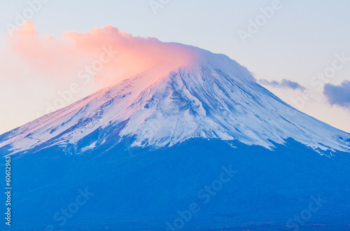 Mountain Fuji during sunrise
