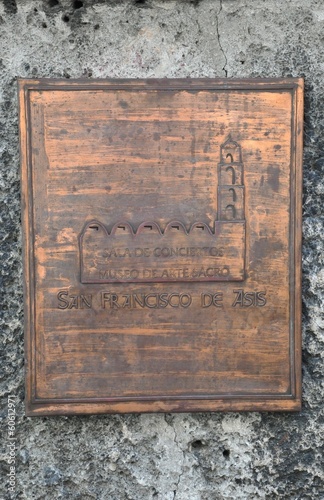 Slika na platnu San Francis de Asis marker