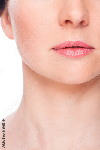 Beautiful face of woman with clean fresh skin