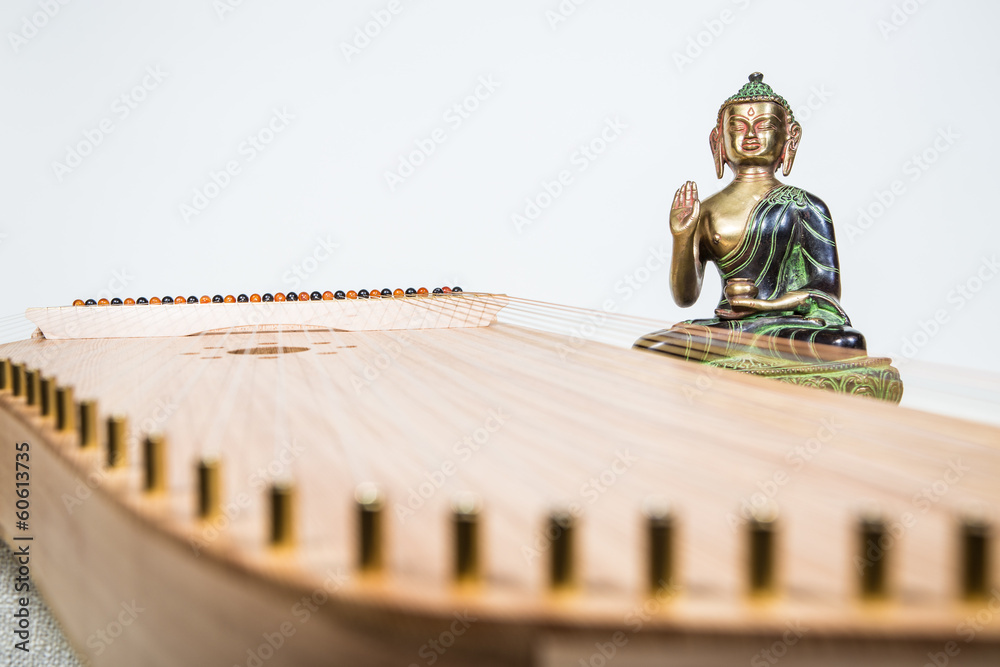 Obraz premium kantele with buddha