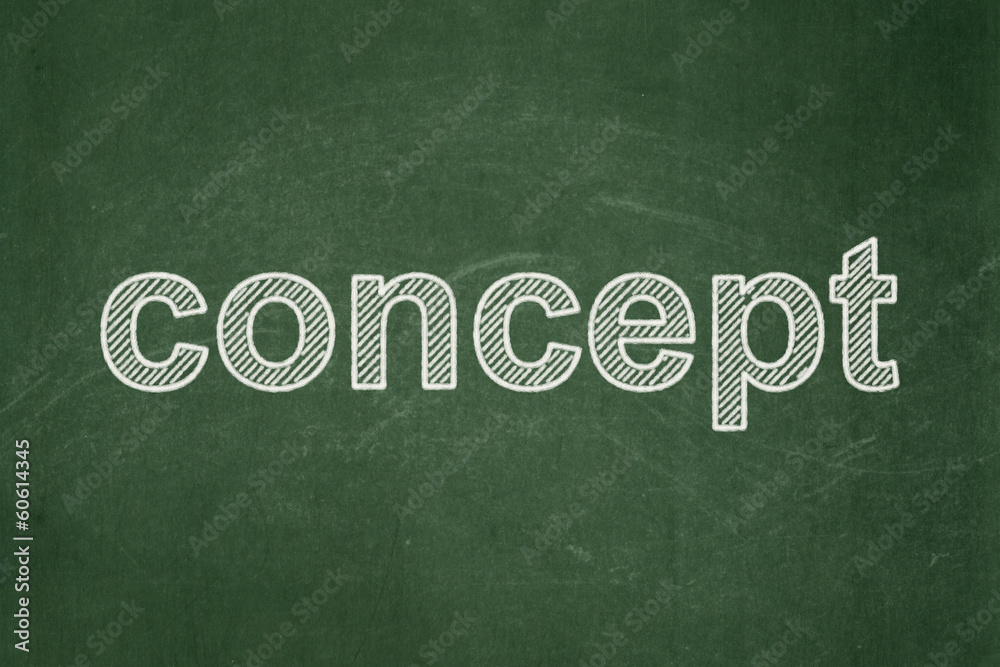 Obraz premium Advertising concept: Concept on chalkboard background