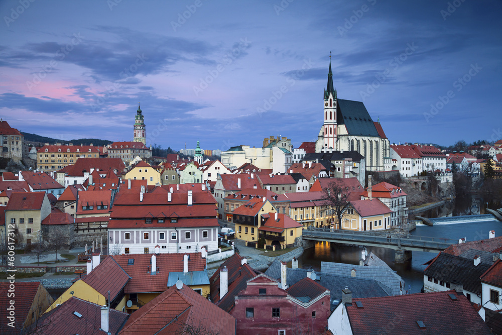 Obraz premium Cesky Kromlov, Czech Republic.