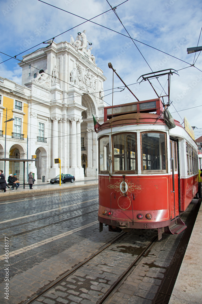 Lisbonne - Baixa - Red Tram