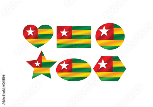Togo flag themes idea design