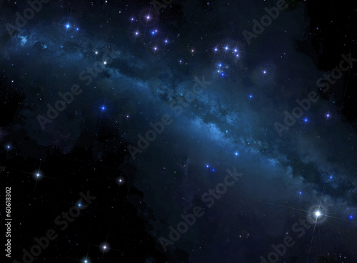 Stars background with milky way #60618302