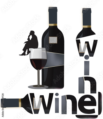 meditazione su un bicchiere di vino