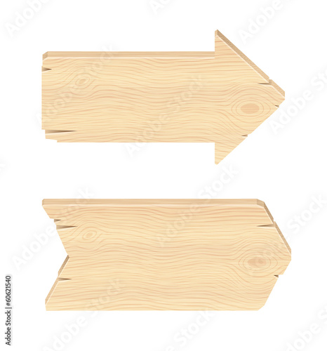 Panneaux de bois vectoriels 1
