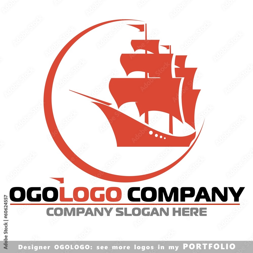 yacht, sea, ship, way, emblem, logo