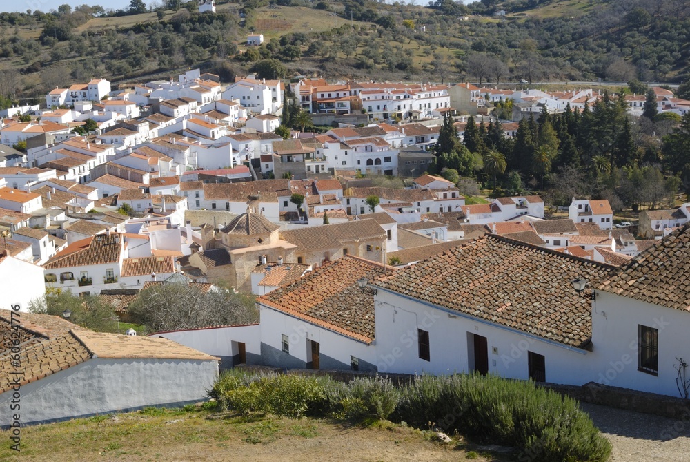 The village of Aracena, Andalusia, Spain