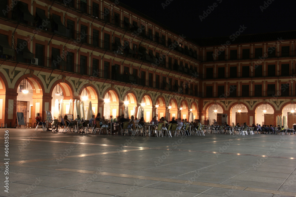 Plaza de la Corredera de Córdoba (nocturno)