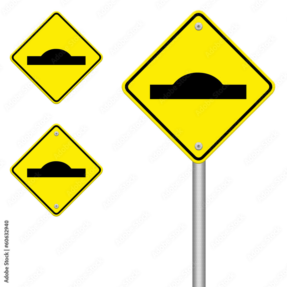 road warning sign with surface Jump street road warning sign with surface Jump street