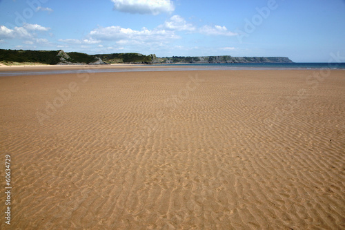 Open Sandy Beach, Oxwich Bay, Wales