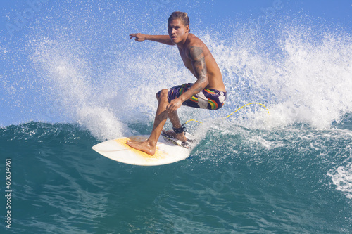 Surfing a wave