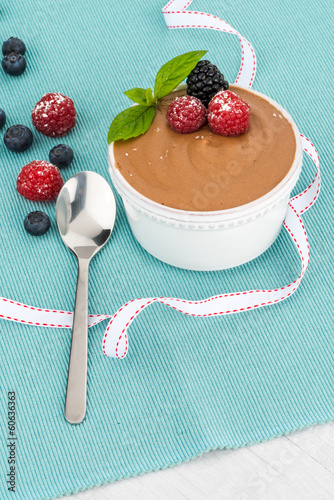 Chocolate mousse photo