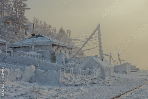 House in winter