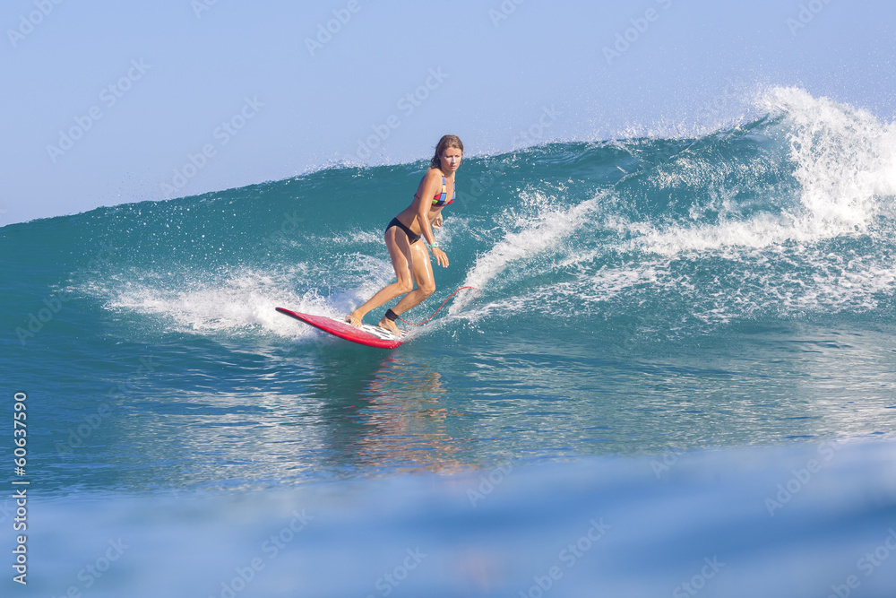 Surfing a wave Surfing a wave